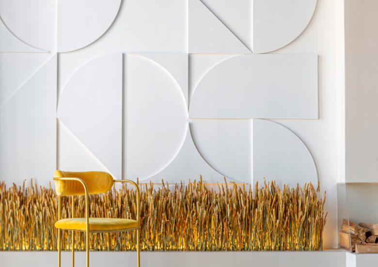 Gesso 3D, a parede que vira obra de arte
