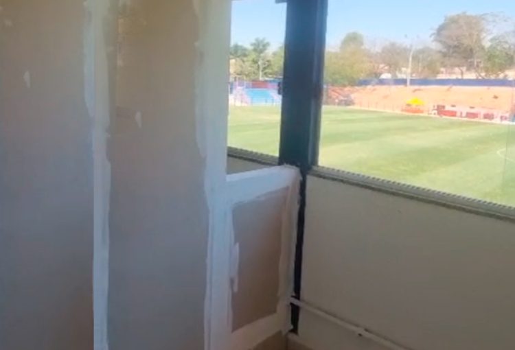 Obra iniciada Arena Vera Cruz