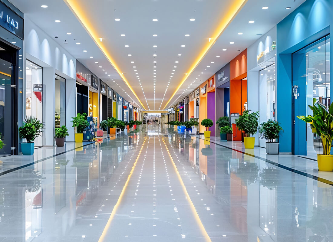 Obras comerciais com padrão ARTGESSO