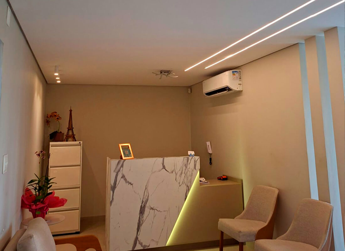 Obra finalizada! Consultório Dra. Lara Melina