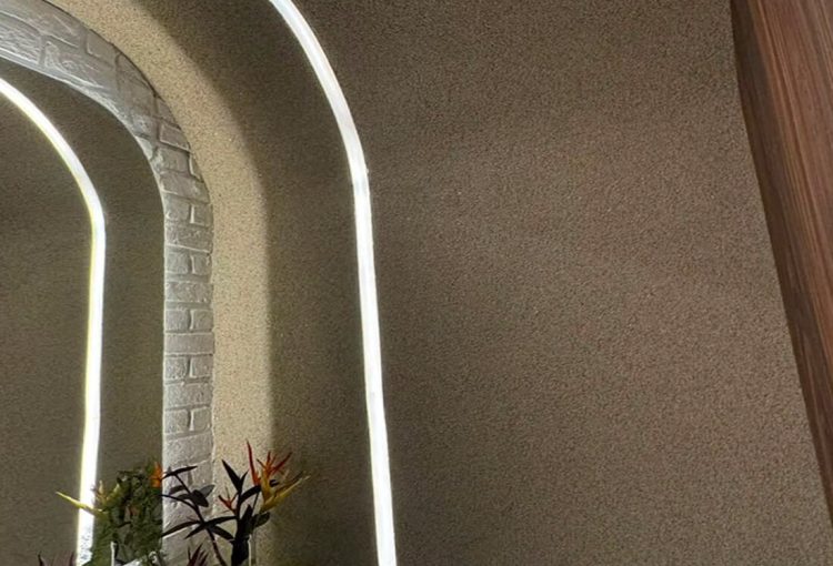 Drywall com rebaixamento e led
